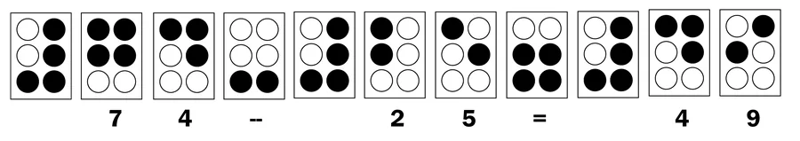 Ejemplo de restas aritméticas